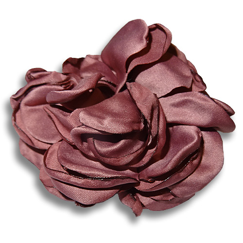 Mauve rose silk flower hair clip Mauve rose silk flower hair clip