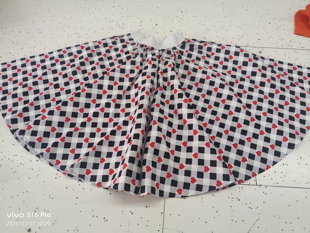 Full Circle Skirt - Gingham Heart Full Circle Skirt - Gingham Heart