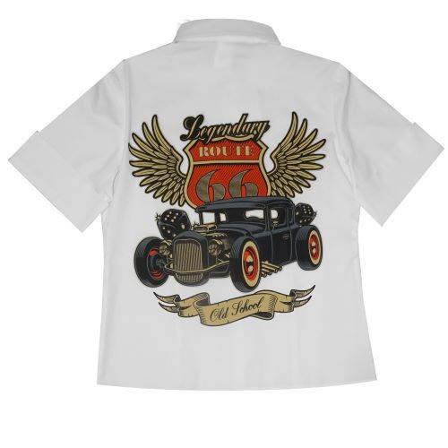 Route 66 Work shirt - White Route 66 Work shirt - White