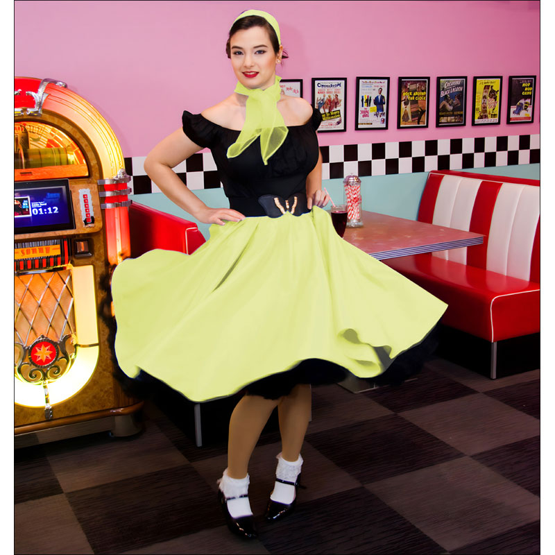 Full Circle Skirt - Yellow Full Circle Skirt - Yellow