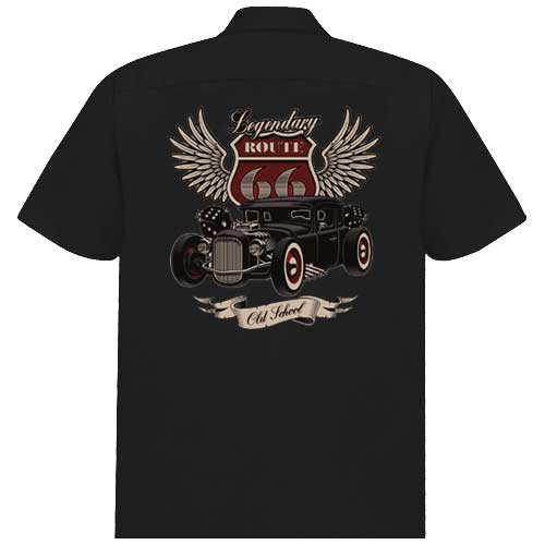 Route 66 Workshirt - Black Route 66 Workshirt - Black