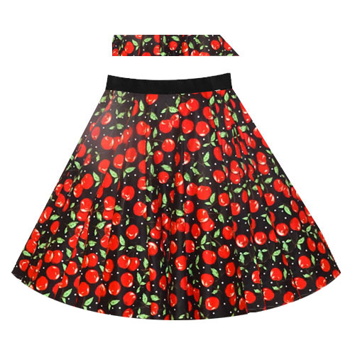 Full circle skirt - Cherry Full circle skirt - Cherry