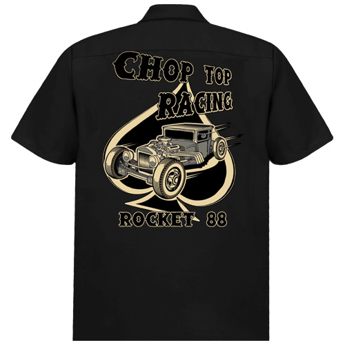Chop Top Racer Workshirt - Black Chop Top Racer Workshirt - Black