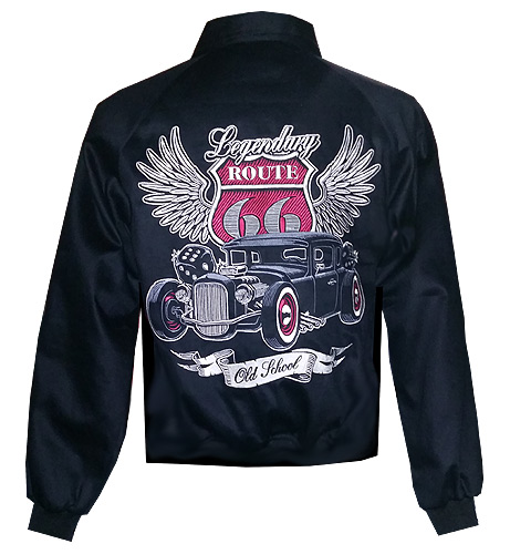 Route 66 Embroidered Jacket Route 66 Embroidered Jacket